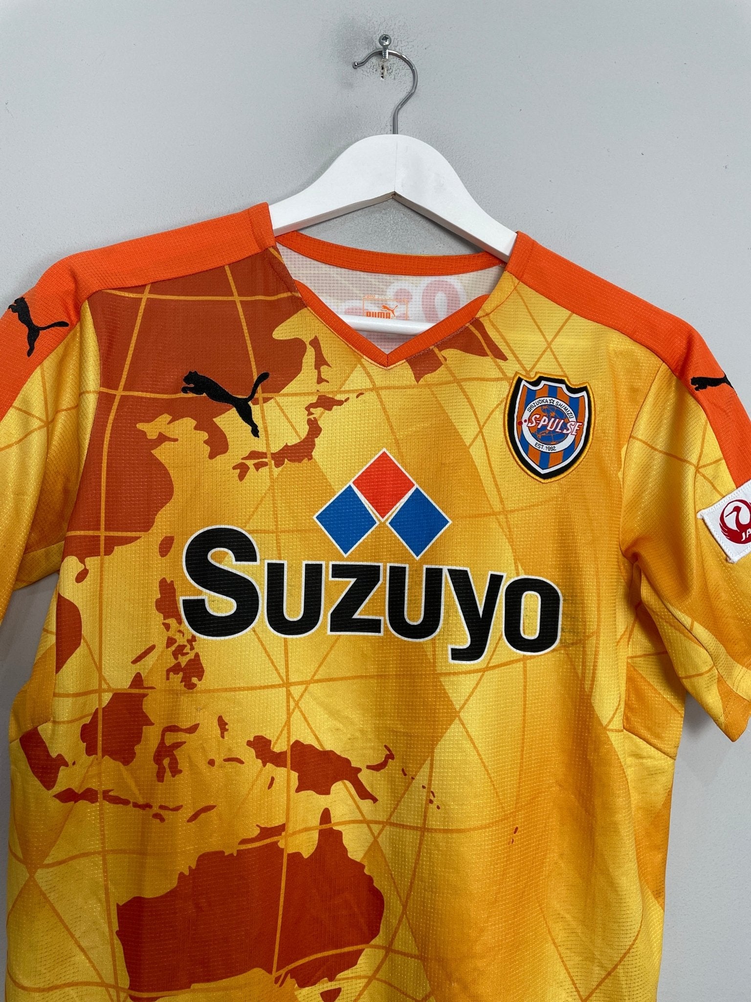 Shop 2015 SHIMIZU S-PULSE HOME SHIRT (S) PUMA, classic football shirts, vintage football shirts & retro soccer jerseys at Cult Kits