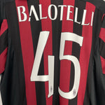 Shop 2015/16 AC MILAN BALOTELLI #45 *BNWT* HOME SHIRT (XL) ADIDAS, classic football shirts, vintage football shirts & retro soccer jerseys at Cult Kits