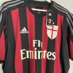 Shop 2015/16 AC MILAN BALOTELLI #45 *BNWT* HOME SHIRT (XL) ADIDAS, classic football shirts, vintage football shirts & retro soccer jerseys at Cult Kits