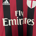 Shop 2015/16 AC MILAN BALOTELLI #45 HOME SHIRT (M) ADIDAS, classic football shirts, vintage football shirts & retro soccer jerseys at Cult Kits