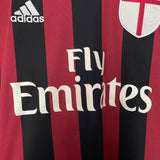 Shop 2015/16 AC MILAN BALOTELLI #45 HOME SHIRT (M) ADIDAS, classic football shirts, vintage football shirts & retro soccer jerseys at Cult Kits