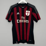 Shop 2015/16 AC MILAN BALOTELLI #45 HOME SHIRT (M) ADIDAS, classic football shirts, vintage football shirts & retro soccer jerseys at Cult Kits