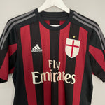 Shop 2015/16 AC MILAN BALOTELLI #45 HOME SHIRT (M) ADIDAS, classic football shirts, vintage football shirts & retro soccer jerseys at Cult Kits