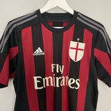 Shop 2015/16 AC MILAN BALOTELLI #45 HOME SHIRT (M) ADIDAS, classic football shirts, vintage football shirts & retro soccer jerseys at Cult Kits