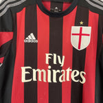 2015/16 AC MILAN HOME SHIRT (M) ADIDAS - Cult Kits - Medium - Buy Vintage Football Shirts, Authentic Retro Football Shirts For Sale, Classic Football Shirts & Soccer Jersey