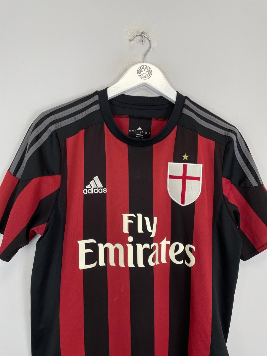 2015/16 AC MILAN HOME SHIRT (M) ADIDAS - Cult Kits - Medium - Buy Vintage Football Shirts, Authentic Retro Football Shirts For Sale, Classic Football Shirts & Soccer Jersey