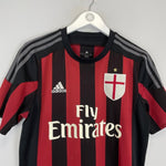 2015/16 AC MILAN HOME SHIRT (M) ADIDAS - Cult Kits - Medium - Buy Vintage Football Shirts, Authentic Retro Football Shirts For Sale, Classic Football Shirts & Soccer Jersey