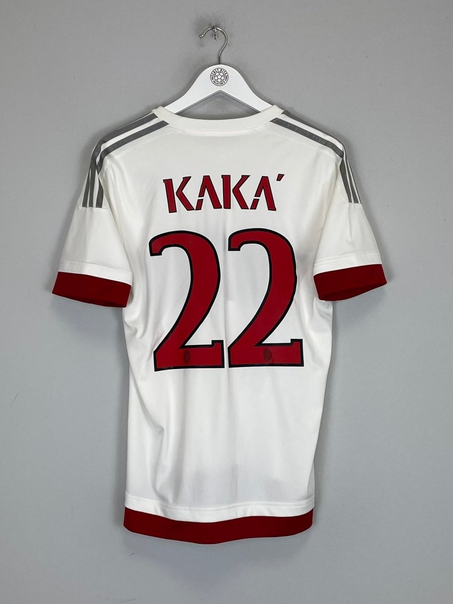 2015/16 AC MILAN KAKA 22 AWAY SHIRT (M) ADIDAS - Cult Kits - Medium - Buy Vintage Football Shirts, Authentic Retro Football Shirts For Sale, Classic Football Shirts & Soccer Jersey