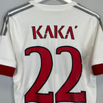 2015/16 AC MILAN KAKA 22 AWAY SHIRT (M) ADIDAS - Cult Kits - Medium - Buy Vintage Football Shirts, Authentic Retro Football Shirts For Sale, Classic Football Shirts & Soccer Jersey
