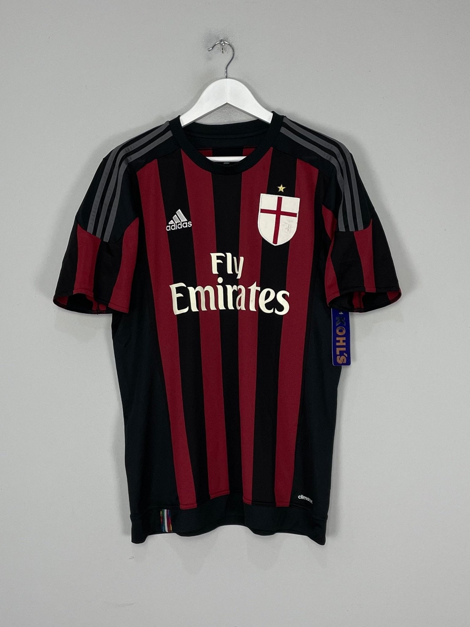 Shop 2015/16 AC MILAN KAKA #22 *BNWT* HOME SHIRT (L) ADIDAS, classic football shirts, vintage football shirts & retro soccer jerseys at Cult Kits