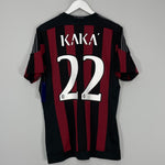Shop 2015/16 AC MILAN KAKA #22 *BNWT* HOME SHIRT (L) ADIDAS, classic football shirts, vintage football shirts & retro soccer jerseys at Cult Kits