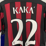 Shop 2015/16 AC MILAN KAKA #22 *BNWT* HOME SHIRT (L) ADIDAS, classic football shirts, vintage football shirts & retro soccer jerseys at Cult Kits