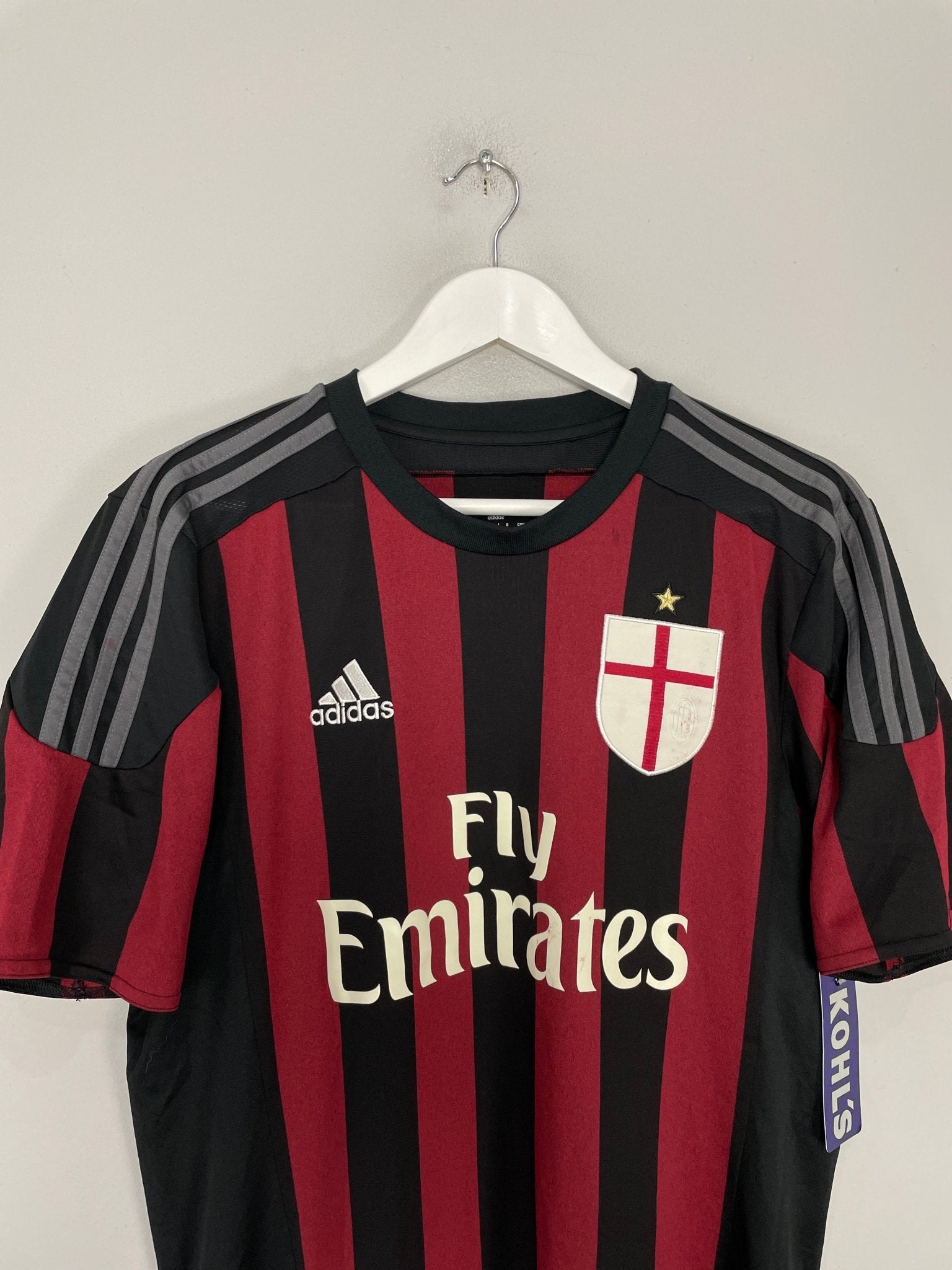 Shop 2015/16 AC MILAN KAKA #22 *BNWT* HOME SHIRT (L) ADIDAS, classic football shirts, vintage football shirts & retro soccer jerseys at Cult Kits