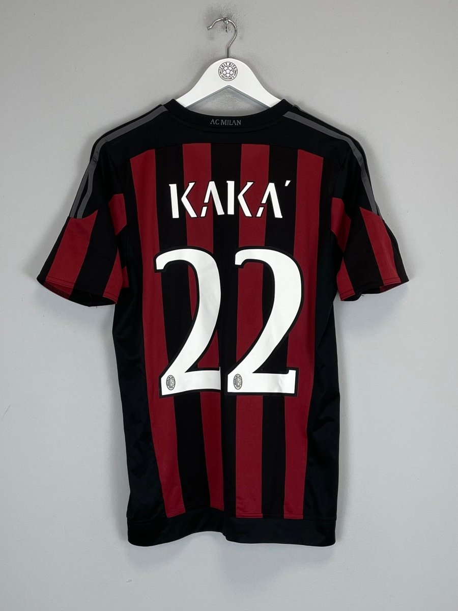 2015/16 AC MILAN KAKA 22 HOME SHIRT (M) ADIDAS - Cult Kits - Medium - Buy Vintage Football Shirts, Authentic Retro Football Shirts For Sale, Classic Football Shirts & Soccer Jersey