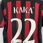 2015/16 AC MILAN KAKA 22 HOME SHIRT (M) ADIDAS - Cult Kits - Medium - Buy Vintage Football Shirts, Authentic Retro Football Shirts For Sale, Classic Football Shirts & Soccer Jersey
