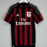 2015/16 AC MILAN KAKA 22 HOME SHIRT (M) ADIDAS - Cult Kits - Medium - Buy Vintage Football Shirts, Authentic Retro Football Shirts For Sale, Classic Football Shirts & Soccer Jersey