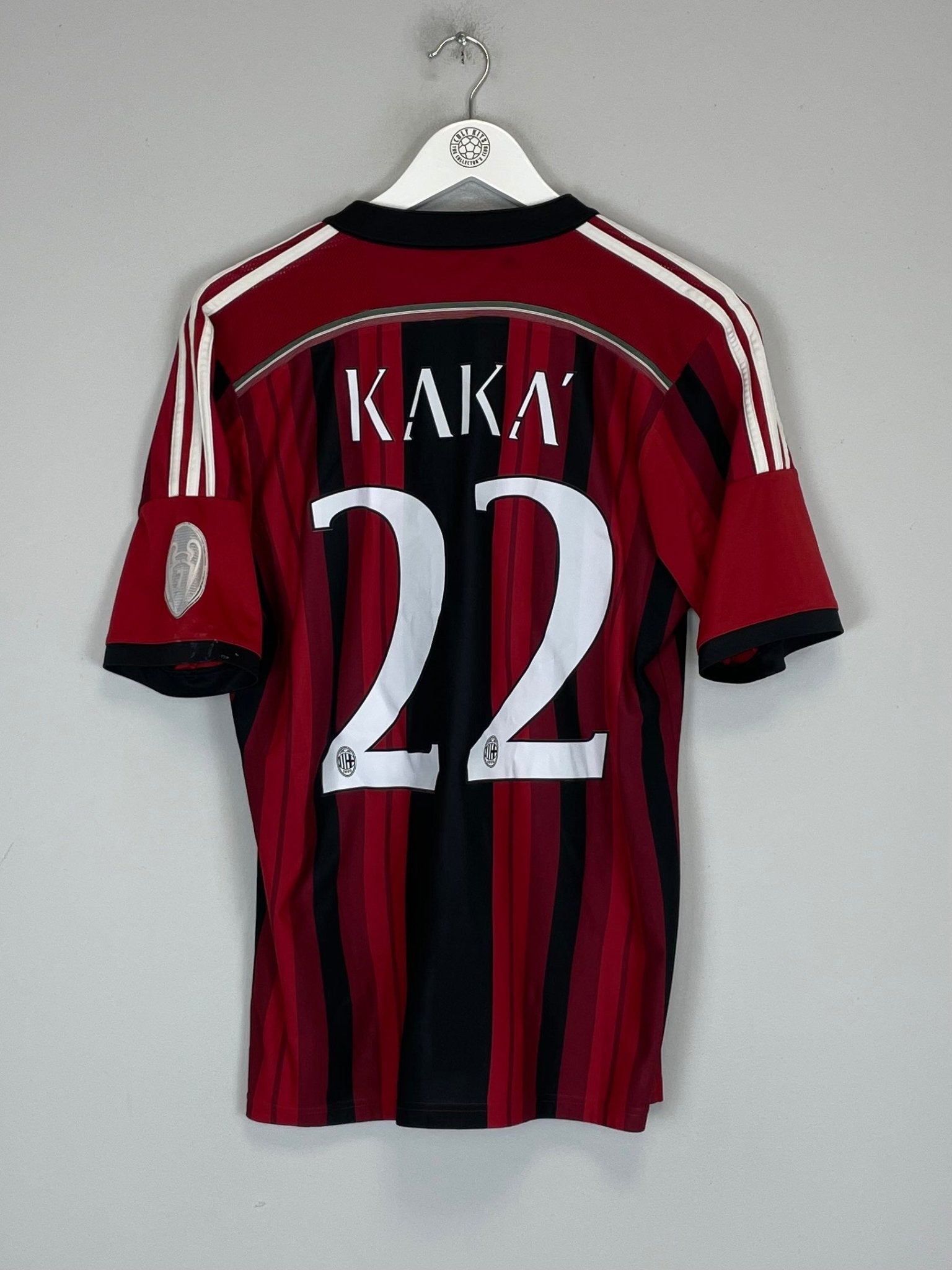Shop 2015/16 AC MILAN KAKA #22 HOME SHIRT (M) ADIDAS, classic football shirts, vintage football shirts & retro soccer jerseys at Cult Kits