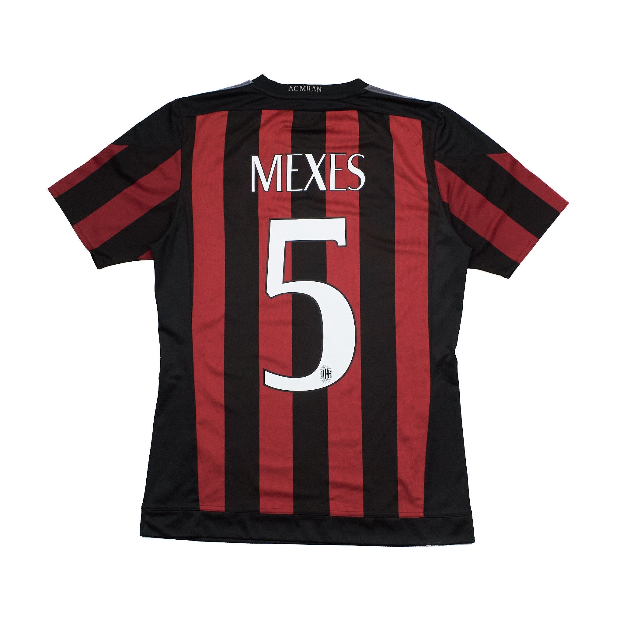 Buy 2015/16 AC Milan Mexes 5 Home Shirt (S) Adidas ~ Free worldwide shipping ~ Authentic Vintage Football Shirts from Cult Kits