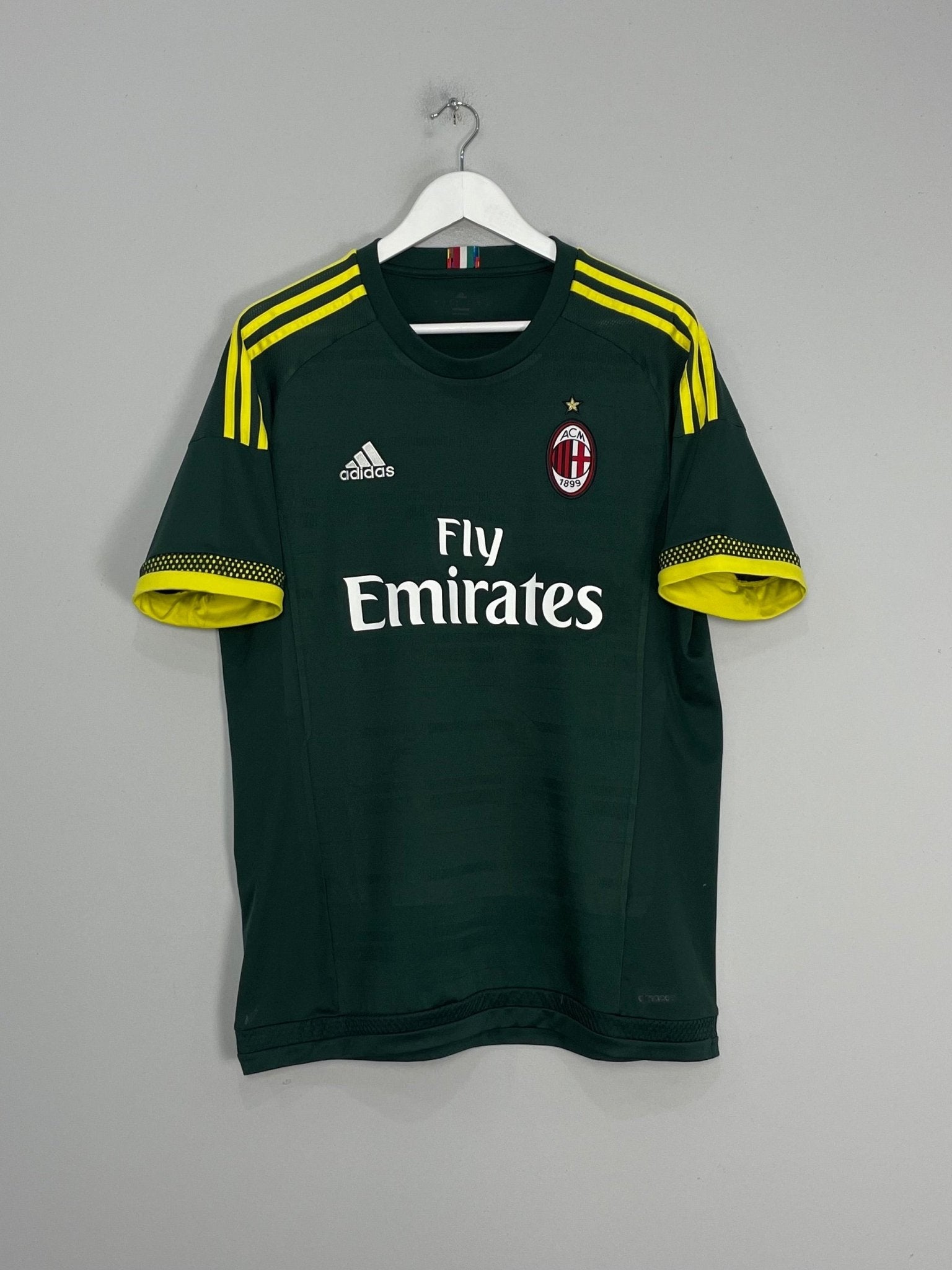 Shop 2015/16 AC MILAN THIRD SHIRT (L) ADIDAS, classic football shirts, vintage football shirts & retro soccer jerseys at Cult Kits