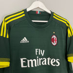 Shop 2015/16 AC MILAN THIRD SHIRT (L) ADIDAS, classic football shirts, vintage football shirts & retro soccer jerseys at Cult Kits