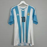 Shop 2015/16 ARGENTINA MESSI #10 HOME SHIRT (L) ADIDAS, classic football shirts, vintage football shirts & retro soccer jerseys at Cult Kits