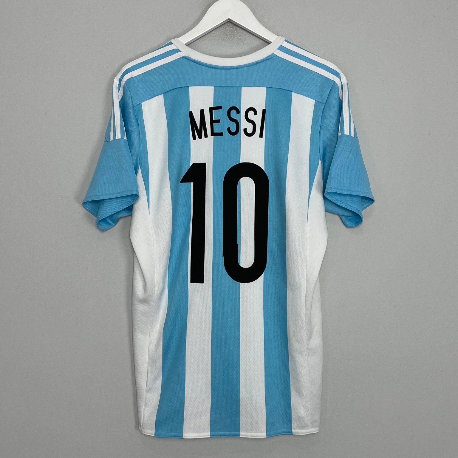 Shop 2015/16 ARGENTINA MESSI #10 HOME SHIRT (L) ADIDAS, classic football shirts, vintage football shirts & retro soccer jerseys at Cult Kits