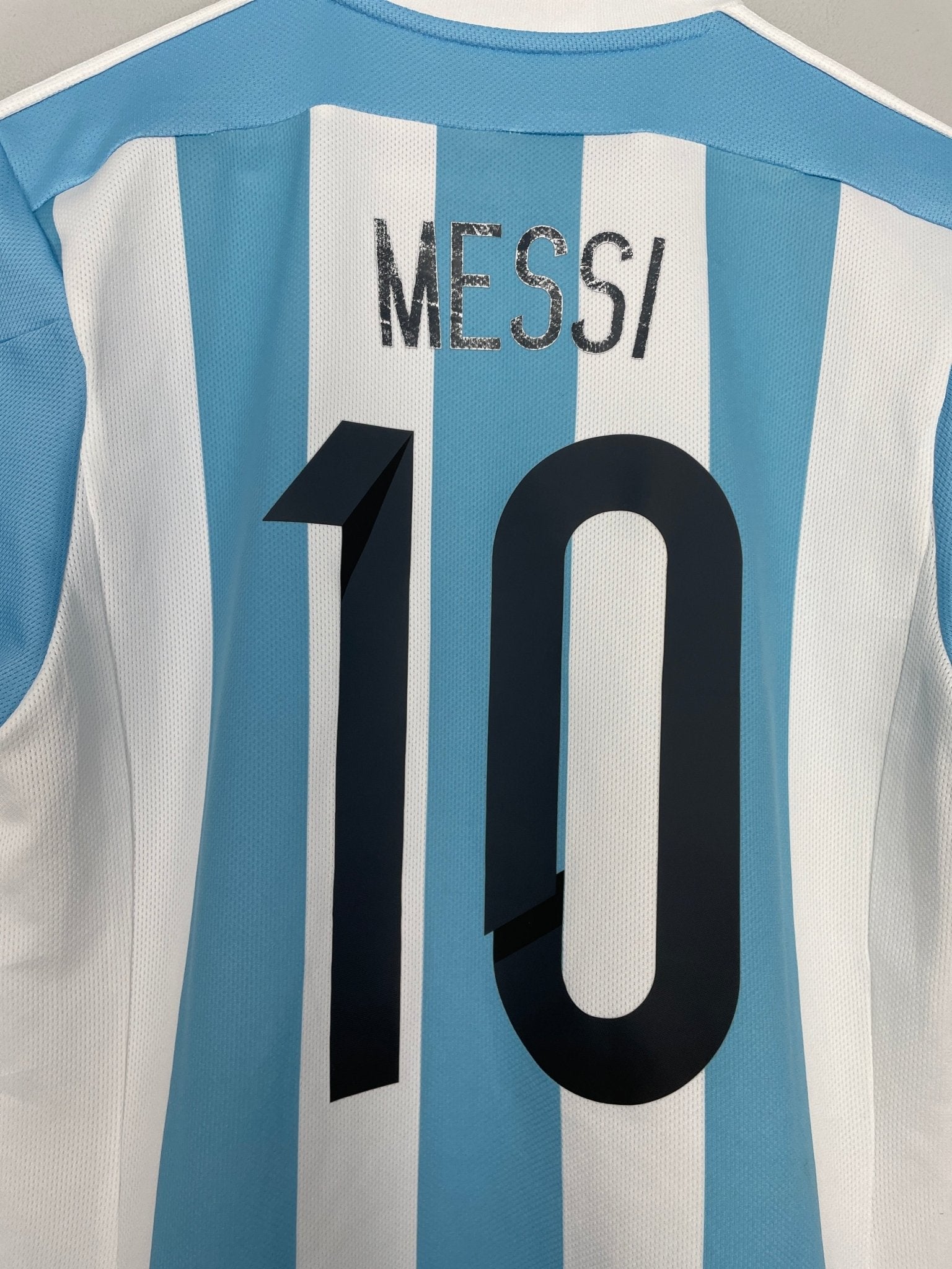 Shop 2015/16 ARGENTINA MESSI #10 HOME SHIRT (S) ADIDAS, classic football shirts, vintage football shirts & retro soccer jerseys at Cult Kits