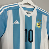 Shop 2015/16 ARGENTINA MESSI #10 HOME SHIRT (S) ADIDAS, classic football shirts, vintage football shirts & retro soccer jerseys at Cult Kits