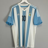 Shop 2015/16 ARGENTINA MESSI #10 HOME SHIRT (XL) ADIDAS, classic football shirts, vintage football shirts & retro soccer jerseys at Cult Kits
