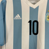 Shop 2015/16 ARGENTINA MESSI #10 HOME SHIRT (XL) ADIDAS, classic football shirts, vintage football shirts & retro soccer jerseys at Cult Kits