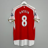 Shop 2015/16 ARSENAL ARTETA #8 HOME SHIRT (XL) PUMA, classic football shirts, vintage football shirts & retro soccer jerseys at Cult Kits