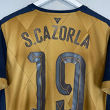 Shop 2015/16 ARSENAL CAZORLA #19 AWAY SHIRT (L) PUMA, classic football shirts, vintage football shirts & retro soccer jerseys at Cult Kits