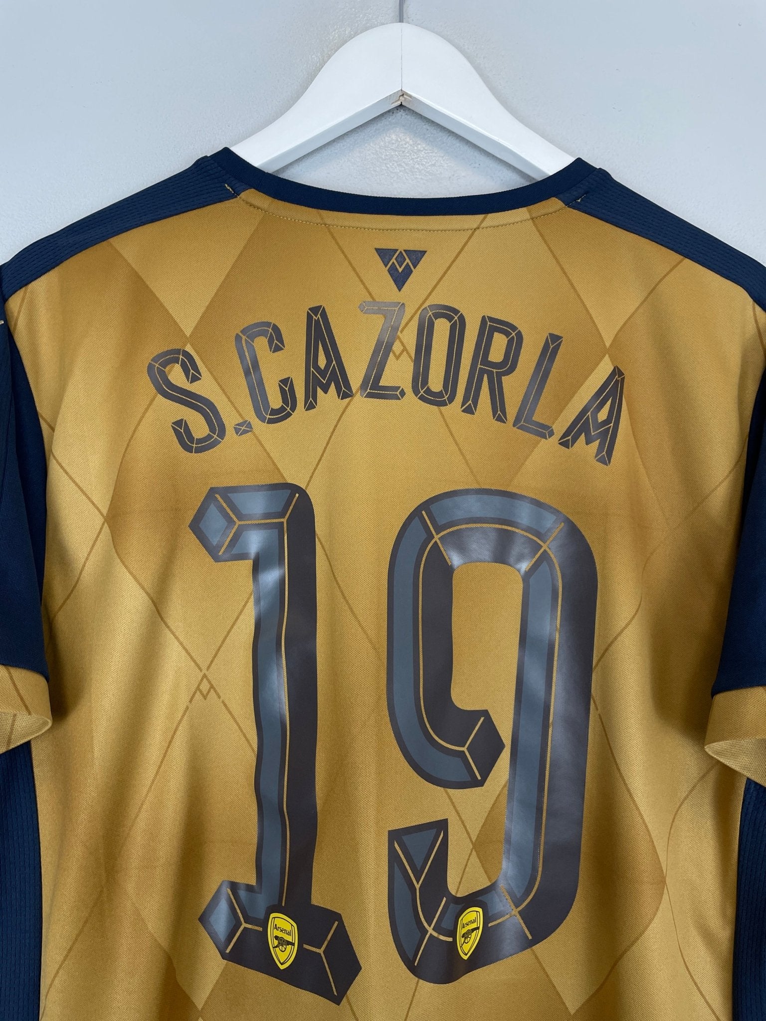 Shop 2015/16 ARSENAL CAZORLA #19 AWAY SHIRT (L) PUMA, classic football shirts, vintage football shirts & retro soccer jerseys at Cult Kits