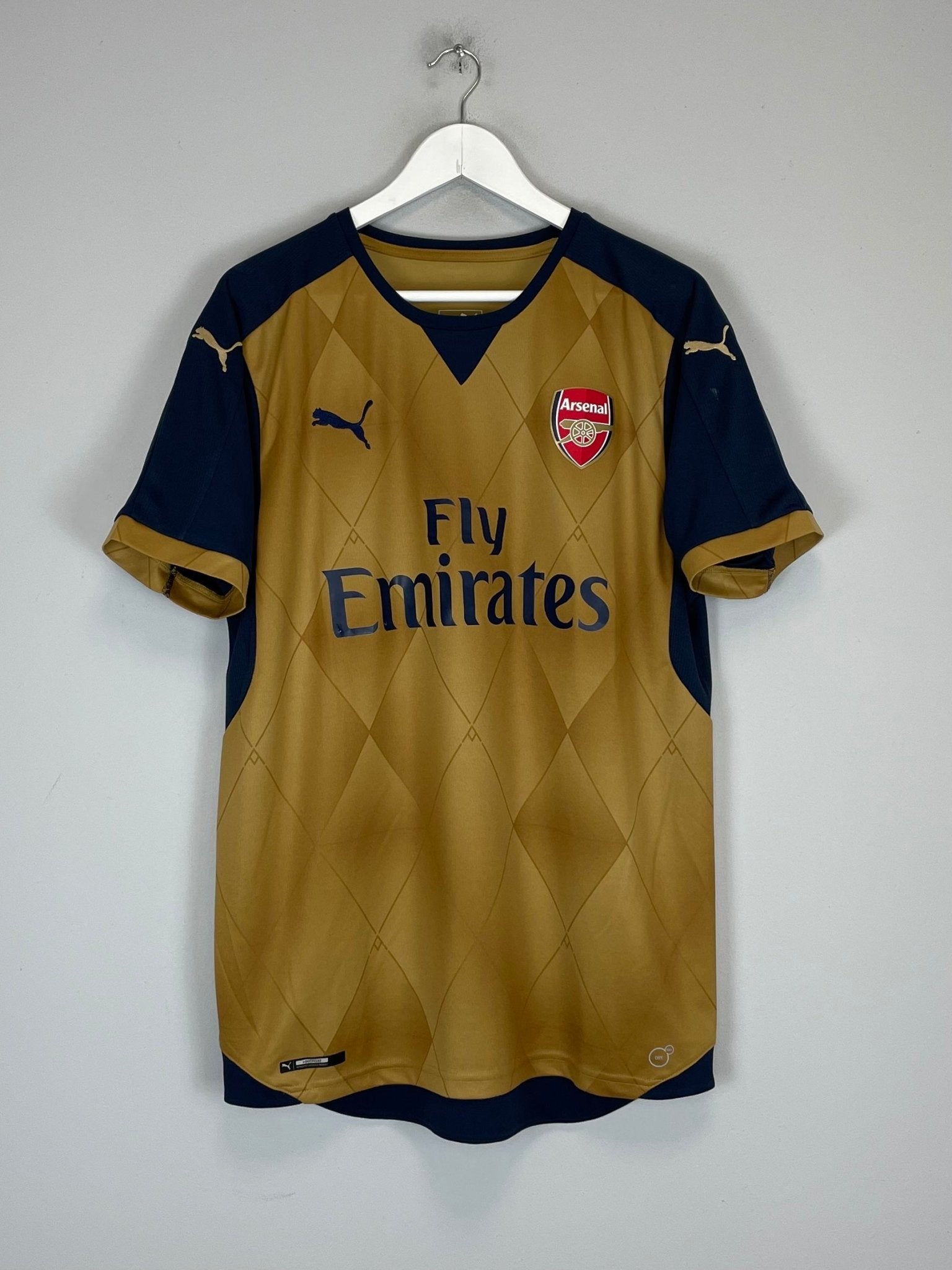 Shop 2015/16 ARSENAL CAZORLA #19 AWAY SHIRT (L) PUMA, classic football shirts, vintage football shirts & retro soccer jerseys at Cult Kits