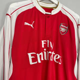 Shop 2015/16 ARSENAL CAZORLA #19 L/S HOME SHIRT (XL) PUMA, classic football shirts, vintage football shirts & retro soccer jerseys at Cult Kits