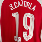 Shop 2015/16 ARSENAL CAZORLA #19 L/S HOME SHIRT (XL) PUMA, classic football shirts, vintage football shirts & retro soccer jerseys at Cult Kits