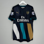 Shop 2015/16 ARSENAL MERTESACKER #4 THIRD SHIRT (XL) PUMA, classic football shirts, vintage football shirts & retro soccer jerseys at Cult Kits