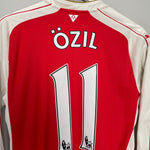 Shop 2015/16 ARSENAL OZIL #11 L/S HOME SHIRT (M) PUMA, classic football shirts, vintage football shirts & retro soccer jerseys at Cult Kits