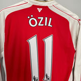 Shop 2015/16 ARSENAL OZIL #11 L/S HOME SHIRT (M) PUMA, classic football shirts, vintage football shirts & retro soccer jerseys at Cult Kits