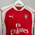 Shop 2015/16 ARSENAL OZIL #11 L/S HOME SHIRT (M) PUMA, classic football shirts, vintage football shirts & retro soccer jerseys at Cult Kits