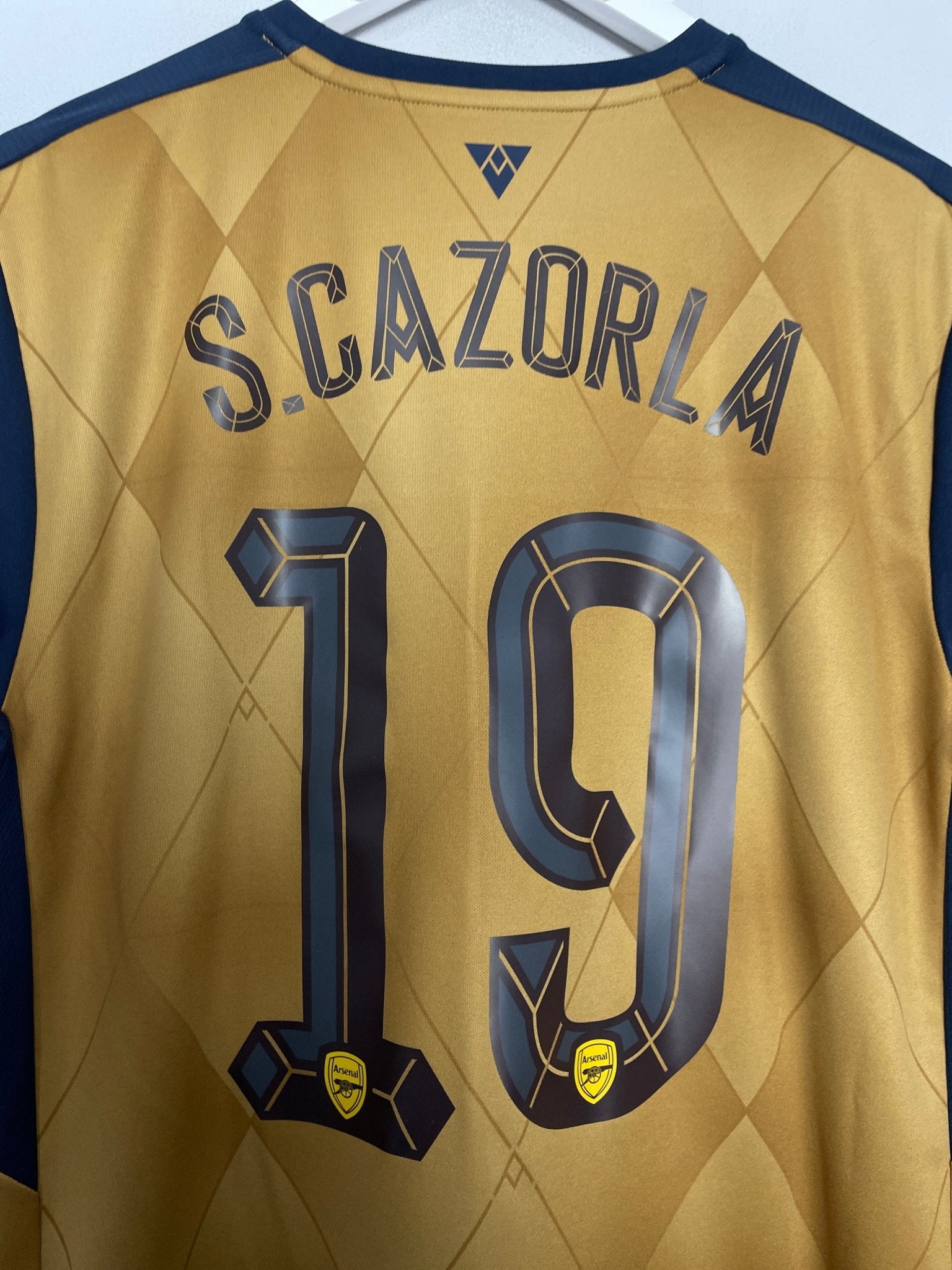 Shop 2015/16 ARSENAL S.CAZORLA #19 AWAY SHIRT (L) PUMA, classic football shirts, vintage football shirts & retro soccer jerseys at Cult Kits