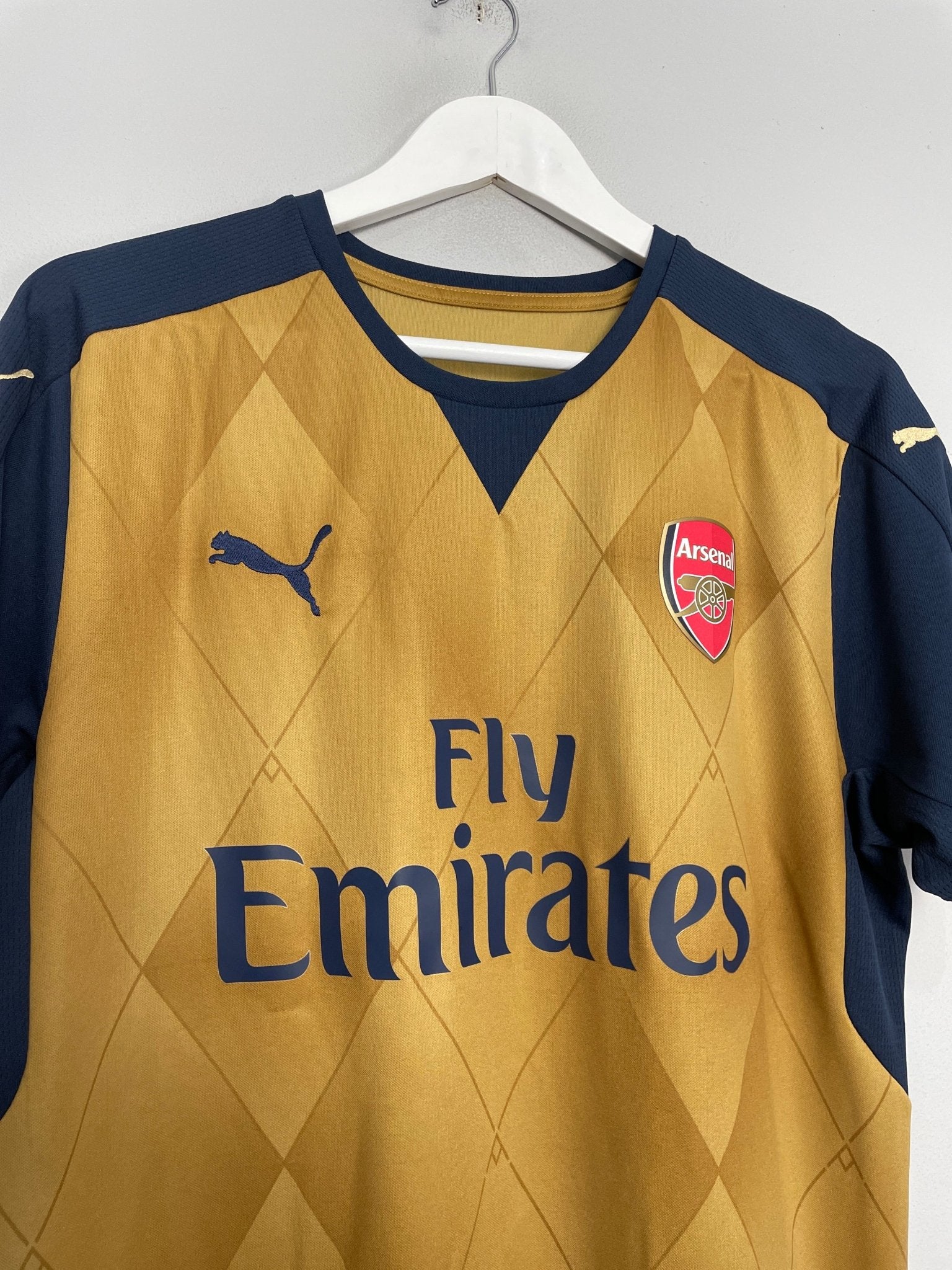 Shop 2015/16 ARSENAL S.CAZORLA #19 AWAY SHIRT (L) PUMA, classic football shirts, vintage football shirts & retro soccer jerseys at Cult Kits