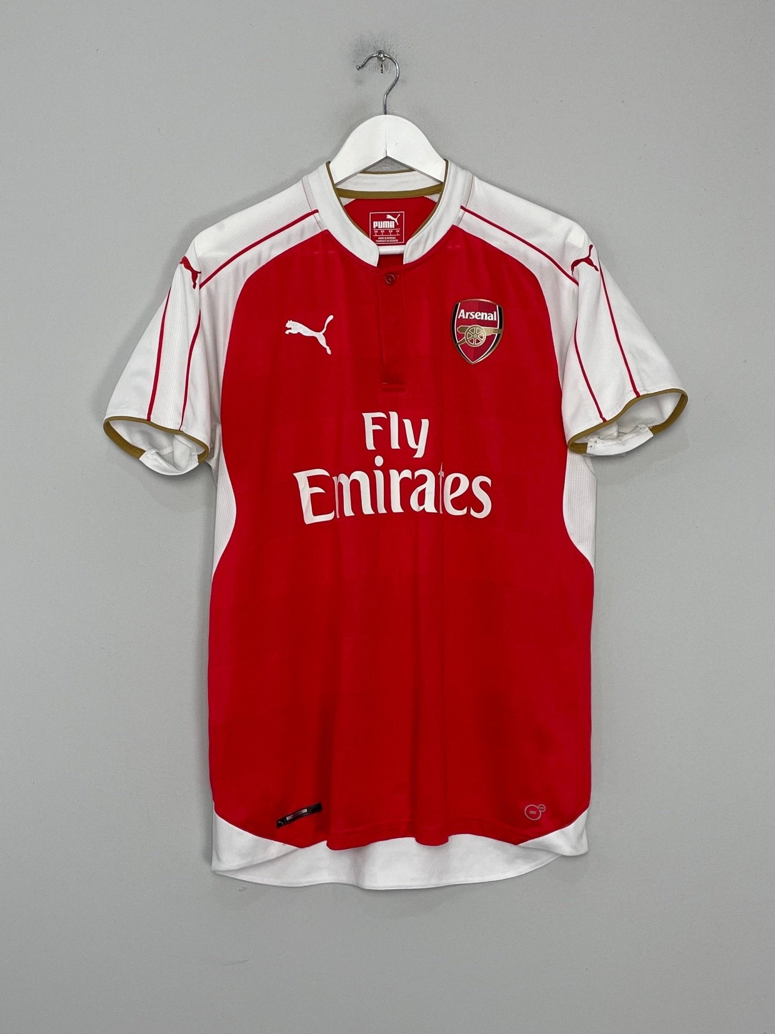 Shop 2015/16 ARSENAL S.CAZORLA #19 HOME SHIRT (L) PUMA, classic football shirts, vintage football shirts & retro soccer jerseys at Cult Kits