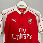 Shop 2015/16 ARSENAL S.CAZORLA #19 HOME SHIRT (L) PUMA, classic football shirts, vintage football shirts & retro soccer jerseys at Cult Kits