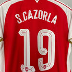 Shop 2015/16 ARSENAL S.CAZORLA #19 HOME SHIRT (L) PUMA, classic football shirts, vintage football shirts & retro soccer jerseys at Cult Kits