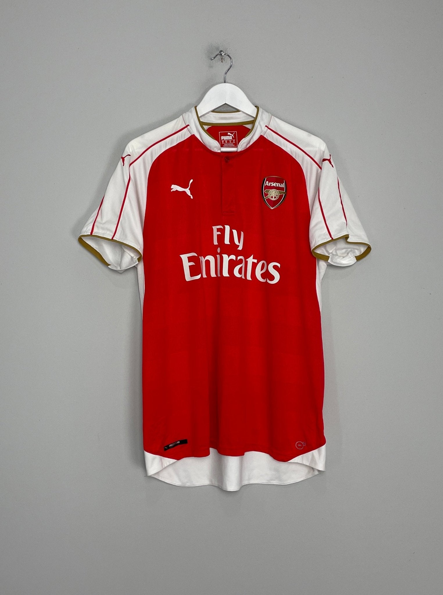 Shop 2015/16 ARSENAL S.CAZORLA #19 HOME SHIRT (XL) PUMA, classic football shirts, vintage football shirts & retro soccer jerseys at Cult Kits