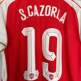 Shop 2015/16 ARSENAL S.CAZORLA #19 HOME SHIRT (XL) PUMA, classic football shirts, vintage football shirts & retro soccer jerseys at Cult Kits