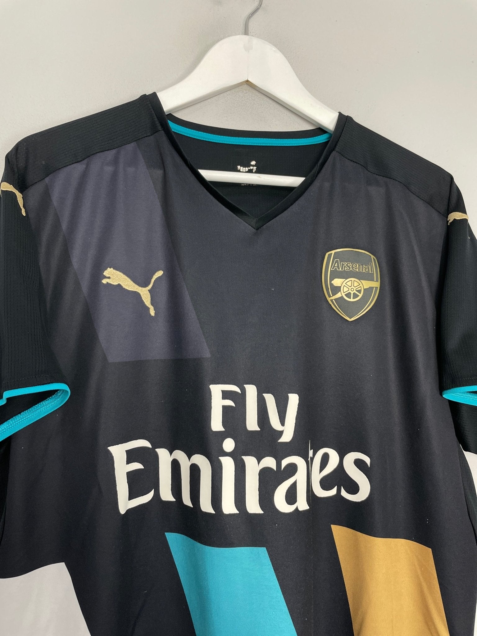 Shop 2015/16 ARSENAL S.CAZORLA #19 THIRD SHIRT (L) PUMA, classic football shirts, vintage football shirts & retro soccer jerseys at Cult Kits