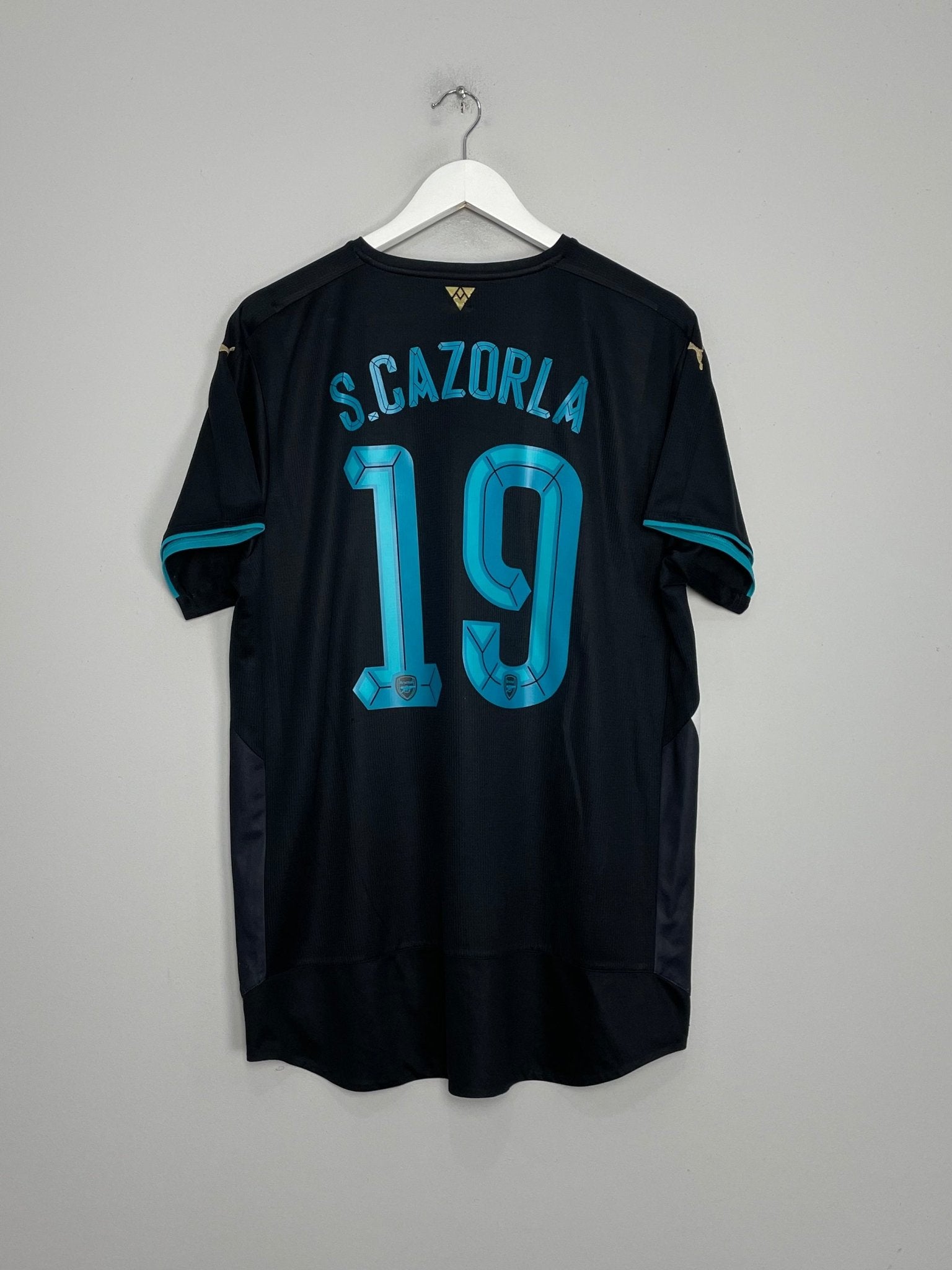 Shop 2015/16 ARSENAL S.CAZORLA #19 THIRD SHIRT (L) PUMA, classic football shirts, vintage football shirts & retro soccer jerseys at Cult Kits