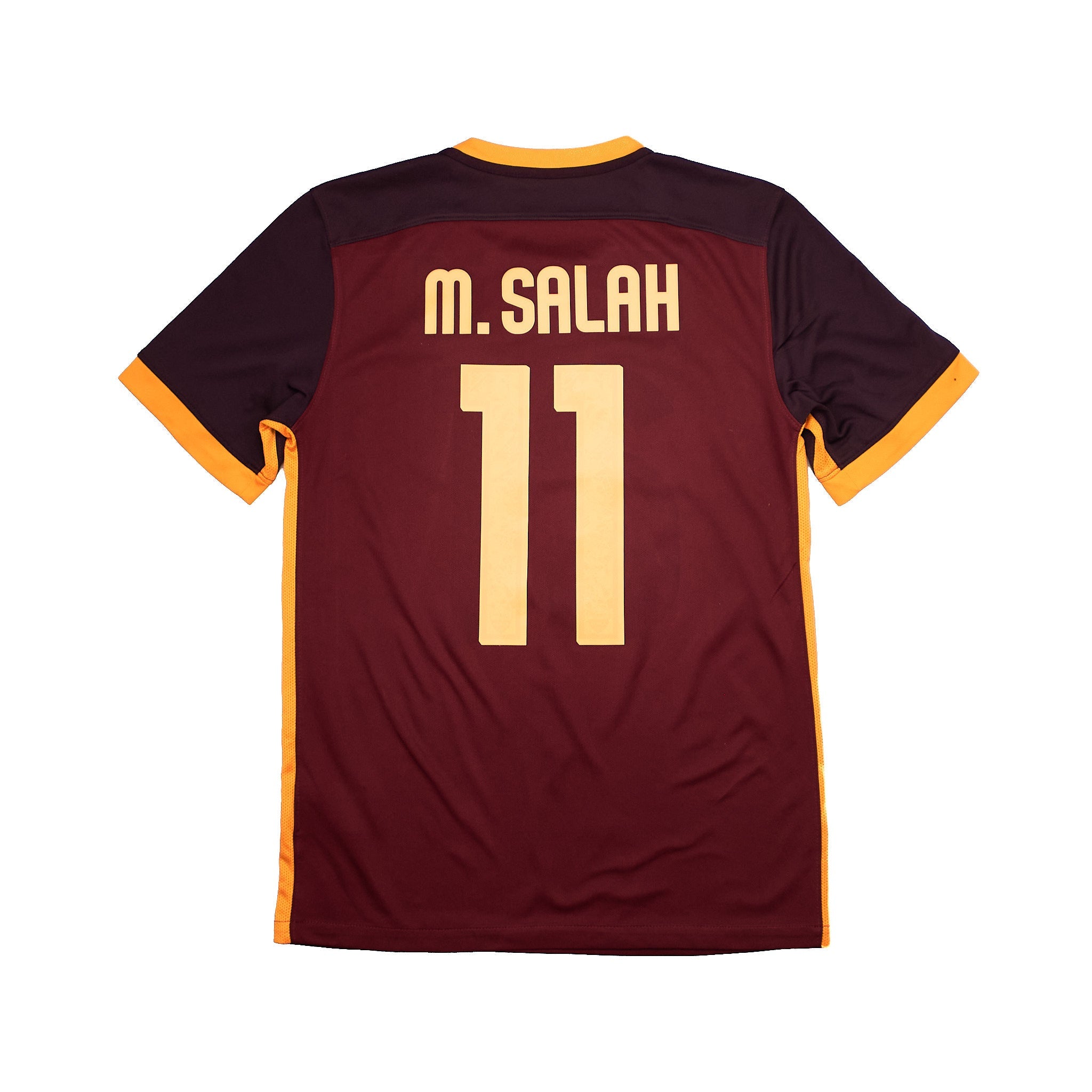 Buy 2015/16 AS Roma Salah 11 Home Shirt (S) Nike ~ Free worldwide shipping ~ Authentic Vintage Football Shirts from Cult Kits